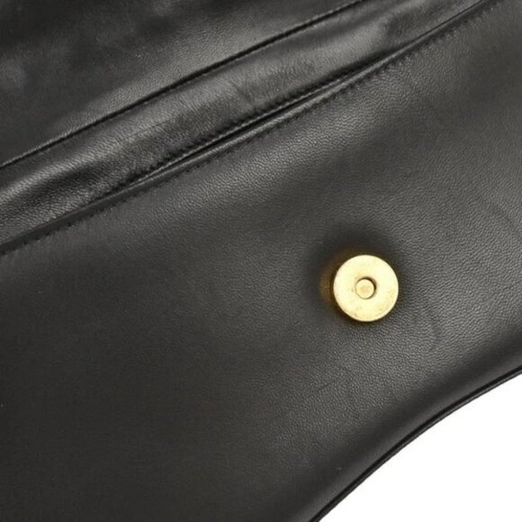 Christian Dior Black Lambskin Cannage Evening Baguette Handbag MA-0051 136132 - Picture 7 of 10